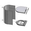 Torre de Enchufes Elevator 2 Inox Cover Box