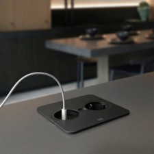 Módulo Eléctrico TWIST 2 Negro Rectangular