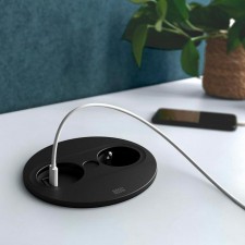 Módulo Eléctrico TWIST 2 Negro Redondo
