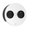 Módulo Eléctrico TWIST 2 Blanco Redondo