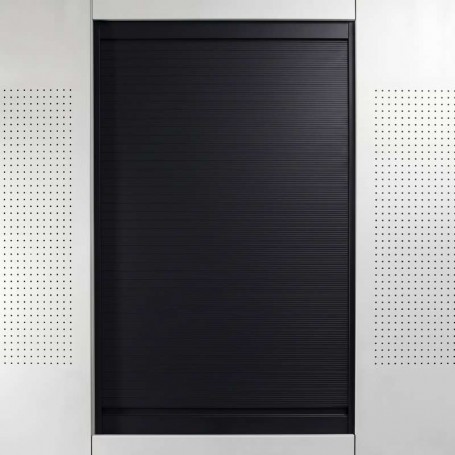 Kit Persiana Box Milano Aluminio Negro Mate Lama 25