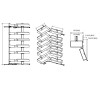 Kit Bastidor Columna Extraíble Duo Lamina