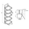 Kit Bastidor Columna Extraíble Maxi Galaxy