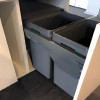 Cubo de Basura para Mueble Bajo Globe Antracita