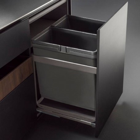 Cubo de Basura para Mueble Bajo Kombi Antracita