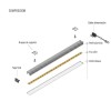 Perfil Aluminio de Luz Led Lineal Moove 1