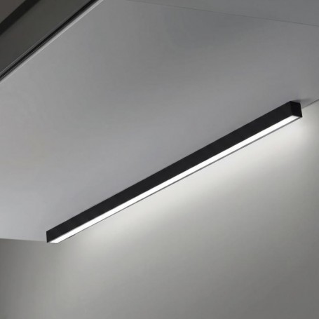 Perfil Aluminio Luz Led Mec 1 Superficie Recto