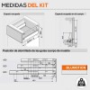 Cajón Cacerolero de Cocina Tandembox Antaro D 65 kg