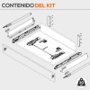 Cacerolero Gris 30 kg Tandembox Antaro D con TIP-ON BLUMOTION