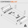 Cacerolero Gris 65 kg Tandembox Antaro D con TIP-ON BLUMOTION