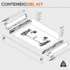 Cacerolero Gris 65 kg Tandembox Antaro D con TIP-ON BLUMOTION