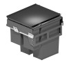 Cubo Basura Combo 2 x 35 + 2 x 8 l con Sistema de Guías