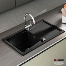 Fregadero Resina Sintética 1 Seno + Escurridor Poalgi KUMA 303