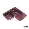 Fregadero Resina Sintética para Rincón de 2 Senos + Escurridor Poalgi JADE