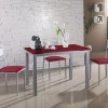 Mesa Cristal Extensible y 4 Sillas 7938