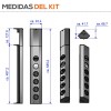 Regleta Enchufes Angular Universal Casia