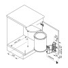Cubo Basura Redondo para Mueble Cool