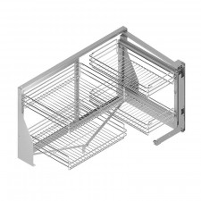 Extraible Articulado de Acero 4 Cestas para Mueble de Cocina
