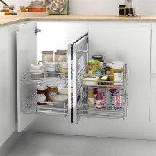 Extraible Articulado de Acero para Mueble Rincón de Cocina