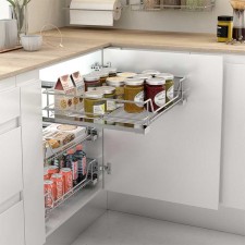 Cesto Extraíble de Acero para Cocina