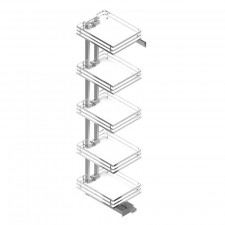 Kit Bastidor Despensero Extraíble Titán Flat Cromo
