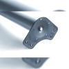 Pata de Mesa Regulable en Acero D. 60 mm