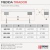 Tirador Metálico 2417 para Cocina