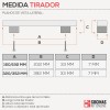 Tirador de Aluminio 4765 para Cocina