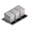 Conjunto Cubos de Basura para Cajón de Cocina 600/800/900 mm