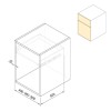 Cajón de Cocina Vertex Emuca 40 kg