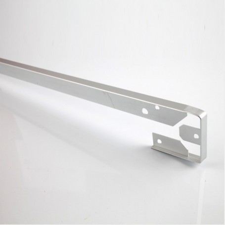 Unión Recta de Aluminio para Encimera Postformada de 4 cm