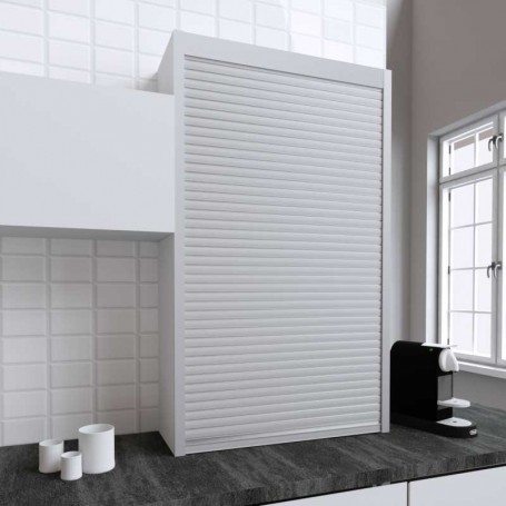 Persiana de 90 x 150 cm de PVC Inox para Mueble de Cocina