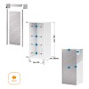 Persiana de 90 x 150 cm de PVC Inox para Mueble de Cocina