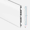 Z&oacute;calo de PVC Blanco para Muebles de Cocina
