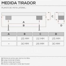 Pomo Metálico Bronce Óxido 2073E para Cocina