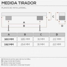Tirador Metálico 4788 para Cocina
