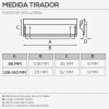 Tirador Metálico 4057E para Cocina