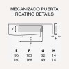 Tirador Metálico 4057E para Cocina