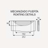 Tirador Metálico 2433 para Cocina