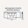 Tirador Metálico 4089E para Cocina