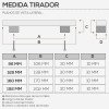 Tirador de Acero Inoxidable 2312 para Cocina