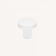Pomo Metálico Blanco 2078E para Cocina