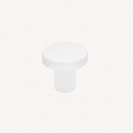 Pomo Metálico Blanco 2078E para Cocina
