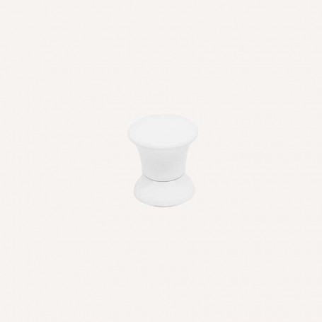Pomo Metálico Blanco 3426 para Cocina