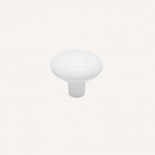 Pomo Metálico Blanco 3458 para Cocina