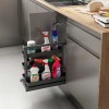 Extraíble Flat Antracita para Accesorios de Limpieza en Cocina