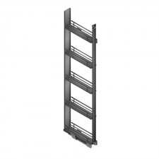 Bastidor Extraíble Flat Slim Antracita para Mueble Columna