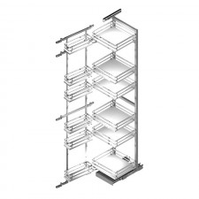 Bastidor Extraíble Despensero Flat Cromado para Cocina