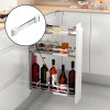 Separadores Acero Cromado para Botellero Flat (4 uds)