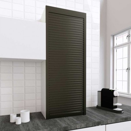 Persiana de 60 x 150 cm de PVC Titanio para Mueble de Cocina